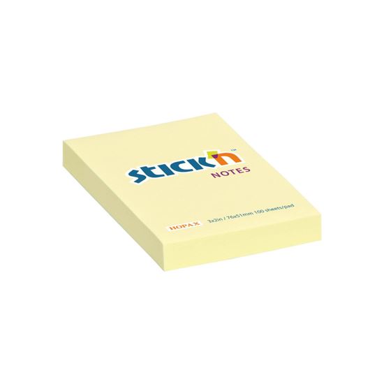 Obrázek z Samolepicí bločky Stick´n by Hopax žluté - 76 x 51 mm / 100 lístků
