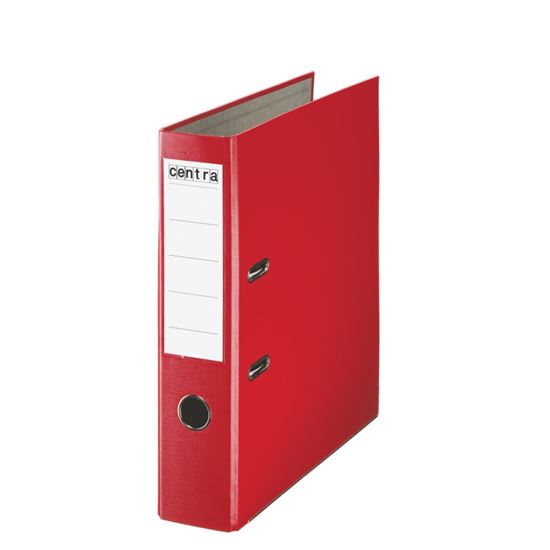 Obrázek z Pákový pořadač Centra A4 polypropylenový Economy 5 cm / červená