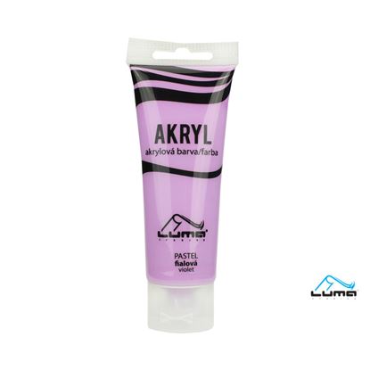 Obrázek Akrylová barva LUMA - PASTEL / 75 ml / fialová