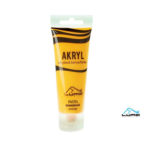 Obrázek z Akrylová barva LUMA - PASTEL / 75 ml / oranžová