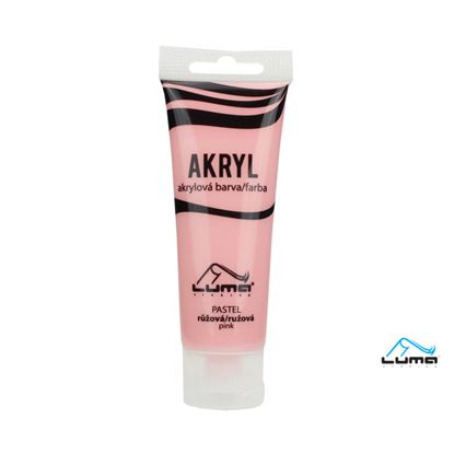 Obrázek Akrylová barva LUMA - PASTEL / 75 ml / růžová