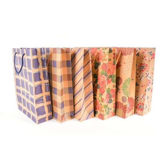 Obrázek z Tašky papírové Craft Ornament - velká / 240 x 80 x 330 mm