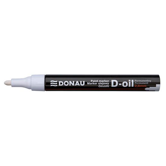 Obrázek z Popisovač olejový Donau D-oli - bílá / 2,8 mm