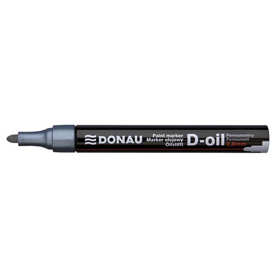 Obrázek z Popisovač olejový Donau D-oli - stříbrná / 2,8 mm