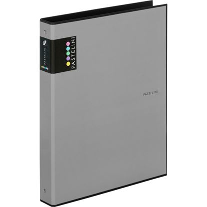 Obrázek Pořadač A4 kroužkový PASTELINi - 4-kroužek / šedá