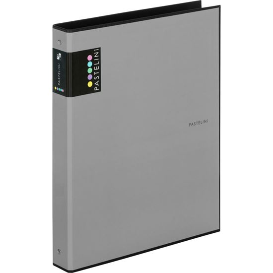 Obrázek z Pořadač A4 kroužkový PASTELINi - 4-kroužek / šedá
