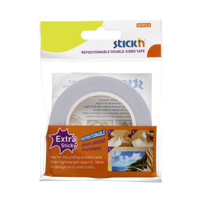 Obrázek Lepicí páska oboustranná snímatelná Stick´n by Hopax - 25 mm x 12 m