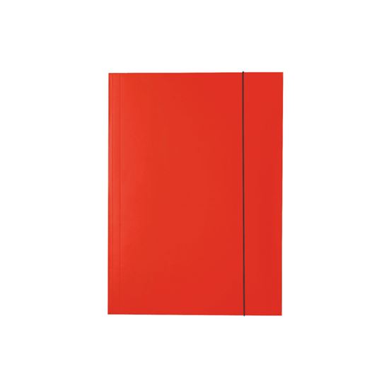 Obrázek z Odkládací mapy kartonové s gumou - červená