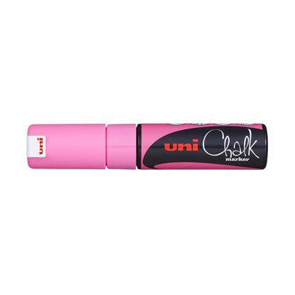 Obrázek Popisovač křídový UNI Chalk Marker PWE-8K / fluo růžová