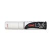 Obrázek z Popisovač křídový UNI Chalk Marker PWE-8K / bílá