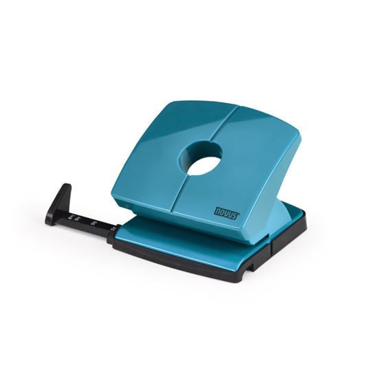 Obrázek z Kancelářský děrovač Novus B 220 Color ID / modrá petrolejová - 20 listů