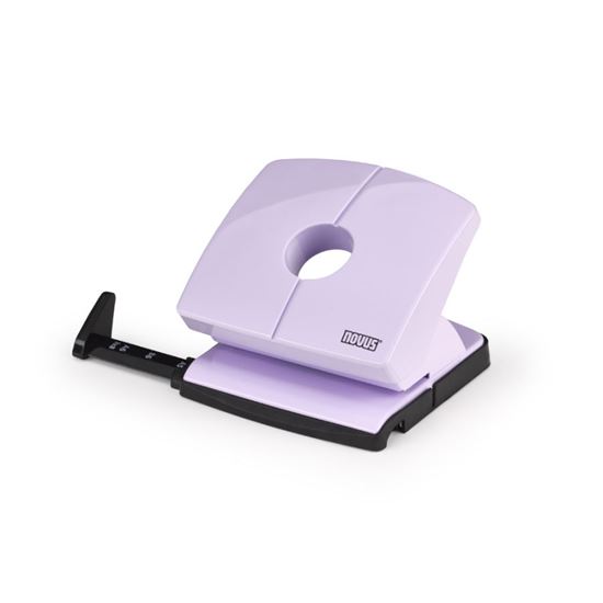 Obrázek z Kancelářský děrovač Novus B 220 Color ID / fialovo-růžová - 20 listů