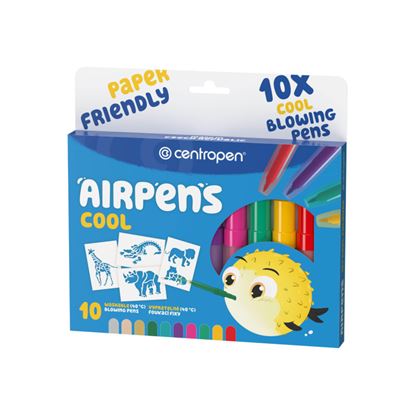Obrázek Foukací fixy Centropen AirPens 1500/10 - Cool / sada 10 ks