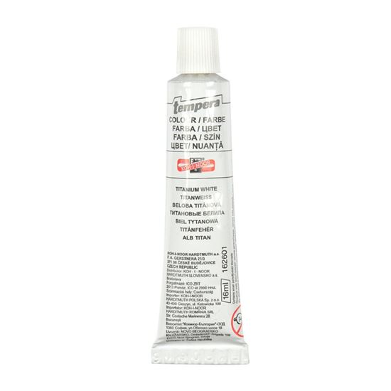 Obrázek z Temperová barva - běloba titanová / tuba 16 ml