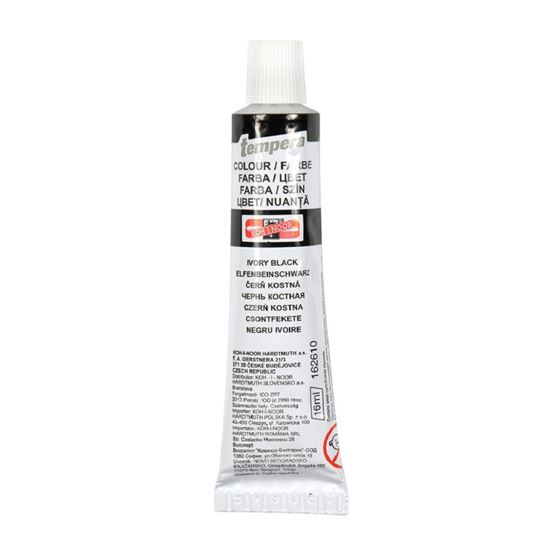 Obrázek z Temperová barva - čerň kostní / tuba 16 ml