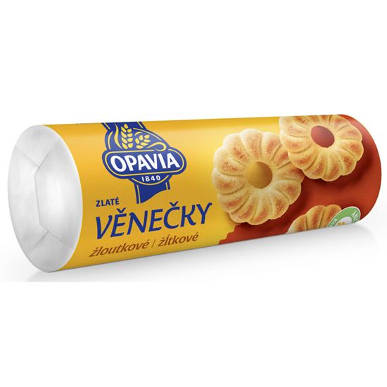 Obrázek z Opavia Zlaté Věnečky žloutkové 150g