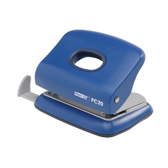 Obrázek z Kancelářský děrovač Rapid FC20 / modrá - 20 listů