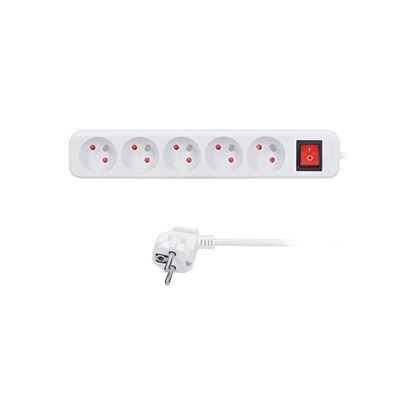 Obrázek Prodlužovací přívody s vypínačem - 5 zásuvek / 3 m