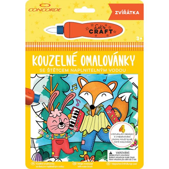 Obrázek z Omalovánky kouzelné CONCORDE - Zvířátka