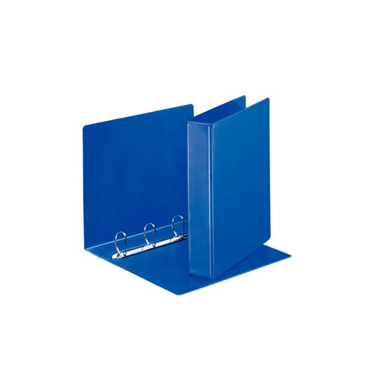 Obrázek z Pořadač Esselte A4 kroužkový prezentační 4 - kroužek 6,2 cm / modrá