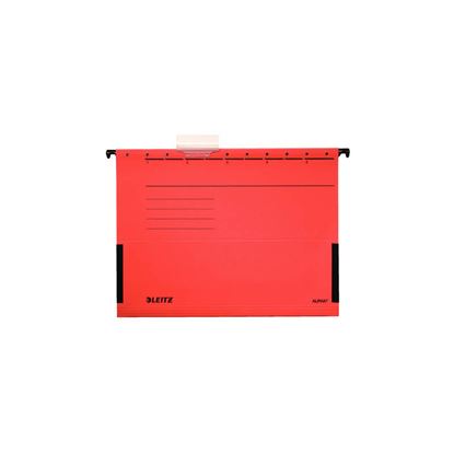Obrázek Závěsné desky Leitz Alpha s bočnicemi - červená
