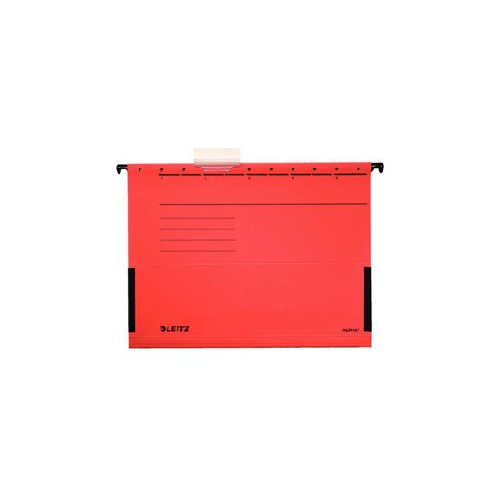 Obrázek z Závěsné desky Leitz Alpha s bočnicemi - červená