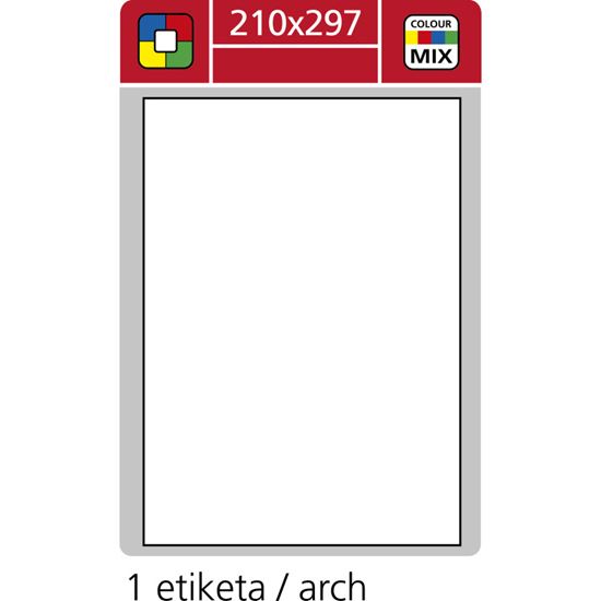 Obrázek z Print etikety A4 pro laserový a inkoustový tisk / 30 archů - 210 x 297 mm (1 etiketa / arch)
