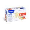 Obrázek z Ochranné rukavice latexové - nepudrované / velikost S / 100 ks