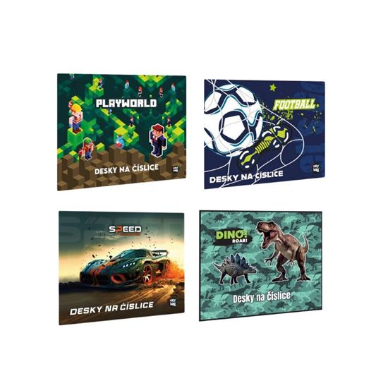 Obrázek z Desky na číslice / mix pro kluky