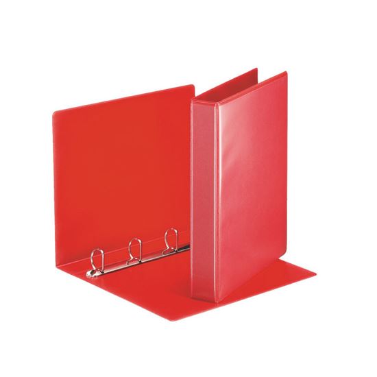 Obrázek z Pořadač Esselte A4 kroužkový prezentační 4 - kroužek 5,1 cm / červená