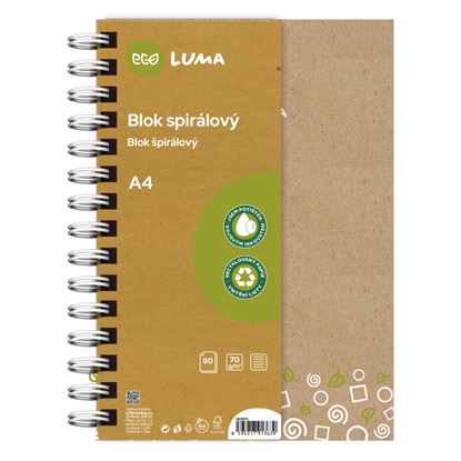 Obrázek Blok kroužkový ECO LUMA - A4 / linka