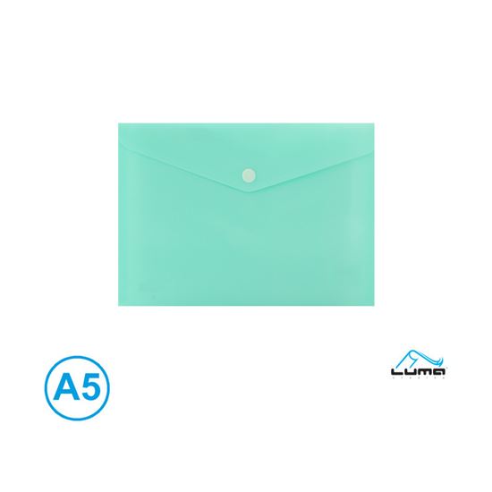 Obrázek z Spisové desky s drukem LUMA - A5 / pastelová zelená