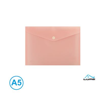 Obrázek Spisové desky s drukem LUMA - A5 / pastelová oranžová