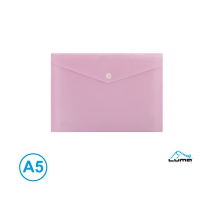 Obrázek Spisové desky s drukem LUMA - A5 / pastelová růžová
