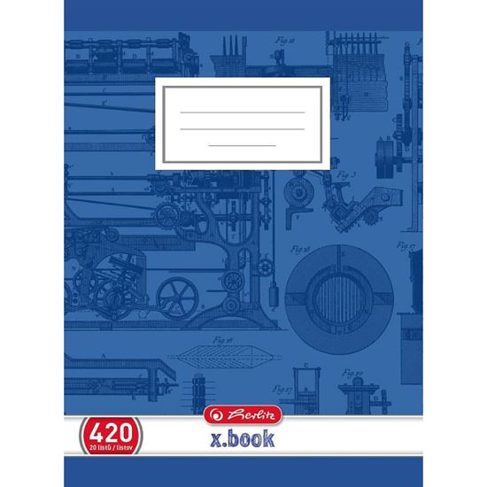 Obrázek z Sešit školní Herlitz Premium 420 - A4 / čistý / 20 listů