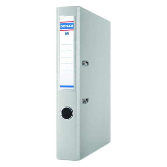 Obrázek z Pořadač A4 pákový Donau Master PP - hřbet 5 cm / šedá