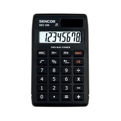 Obrázek Kalkulačka Sencor SEC 250 displej 8 míst