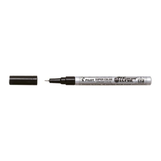 Obrázek z Popisovač Pilot Super Color - stříbrná / EF / 0,5 mm