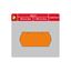 Obrázek Etikety do etiketovacích kleští - 26 x 12 mm Contact / oranžová