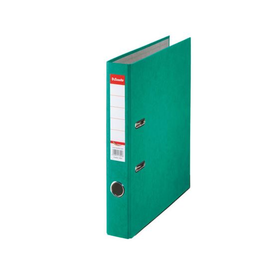 Obrázek z Esselte pákový pořadač A4 kartonový Rainbow 5 cm zelená