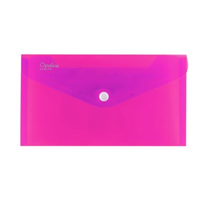 Obrázek Spisové desky s drukem - DL / růžová