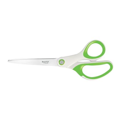 Obrázek Nůžky Leitz WOW kancelářské titanové 20,5 cm / bílo-zelená