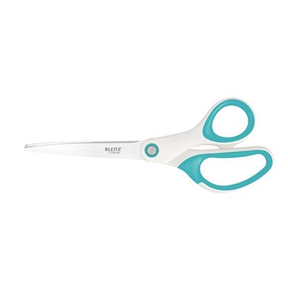 Obrázek Nůžky Leitz WOW kancelářské titanové 20,5 cm / bílo-tyrkysová