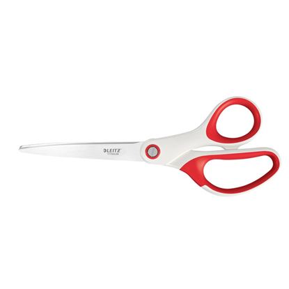 Obrázek Nůžky Leitz WOW kancelářské titanové 20,5 cm / bílo-červená