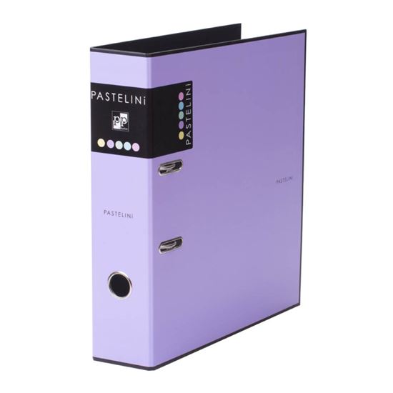 Obrázek z Pořadač A4 pákový PASTELINi - 7 cm / fialová