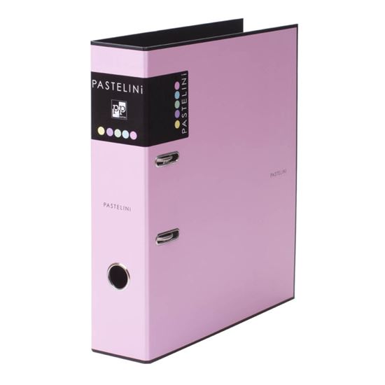 Obrázek z Pořadač A4 pákový PASTELINi - 7 cm / růžová