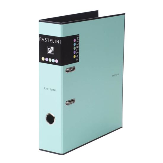 Obrázek z Pořadač A4 pákový PASTELINi - 7 cm / zelená