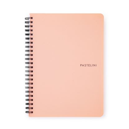 Obrázek Blok kroužkový PASTELINi - A5 / linka / oranžová