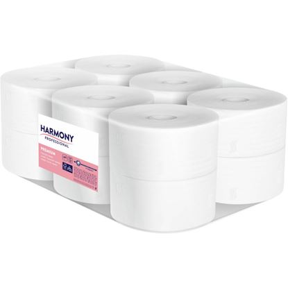 Obrázek Papír toaletní Harmony Jumbo 100 % celulóza - průměr 190 mm