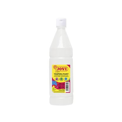 Obrázek Tekuté temperové barvy JOVI PREMIUM v lahvi - 1000 ml / bílá